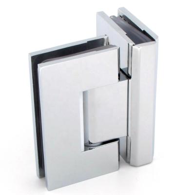 China Easy Installation Shower Enclosure Double Room Shower Enclosure Glass Floor Hinge Clip Dampening Concealed Spring Hinge for sale