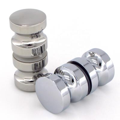 China Modern Bathroom Hardware Fitting Brass Shower Door Stainless Steel Glass Door Handle Knobs Knob Accessory for sale