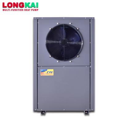 China Outdoor DC Inverter Heat Pump Split Air To Water Heat Pump Water Heaters To 60C for sale