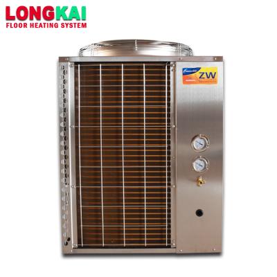 China Air To Water Heater Contemporary Under Floor Water Heating System COP 4.16 Air Source Heat Pump 10-25kw for sale