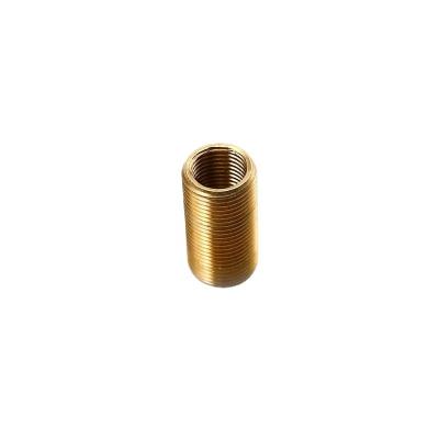 China For Lamps Reducer Good Quality Brass Nipple Brass Thread Tube For Connection Inside Outside Thread Tube for sale