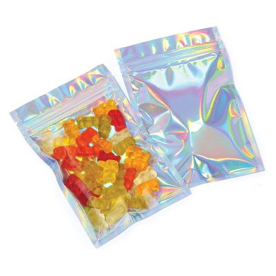 China Recyclable Roxyrolla Custom LogoMylar Foil BagsDye CutMylar Candy BagsCustom Mylar Bags Holographic for sale