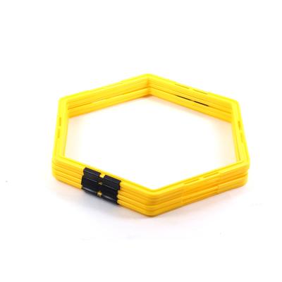 China Body agility hexagon agility rings ladder without agility tangle with strong ring grid spell. Great for agility work for sale