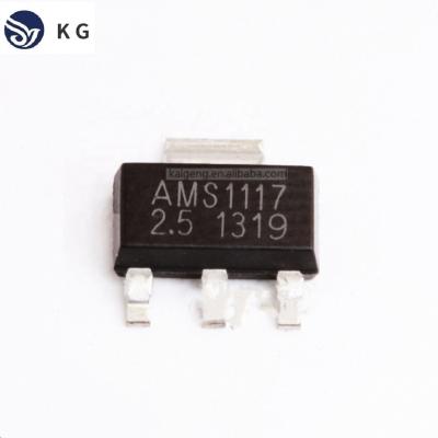 China AMS1117-2.5V Electronic Components AMS SOT-223 Three-terminal V-Motor Spot MOS FET Standard New Original AMS1117 N-Channel for sale