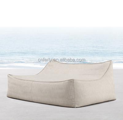 China Modern newcomer outdoor furniture garden set all-weather outdoor single fabric sofa waterproofing living room sofa for sale