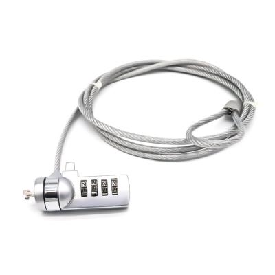 China No Need Installation Custom Combination Cable Lock For Laptops And Other Devices for sale