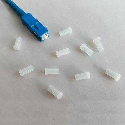 China 10pcs/set PE Fiber Optic SC Adapter Dust Plug For SC 2.5mm Connector SC Dust Plug Cover Protector for sale