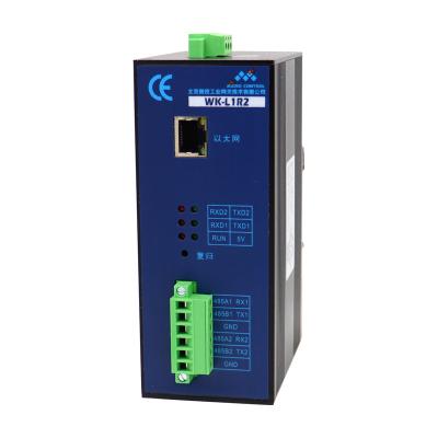 China WECONFIG IoT rs232/485 gateway industrial communication management system to data acquisition Modbus Ethernet port and forwardin WK-E-L1R2 for sale