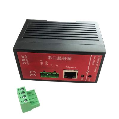 China serial port server RS485 to ethernet two way mutual transfer serial port to port network data transmission transparent modbus MC100D for sale