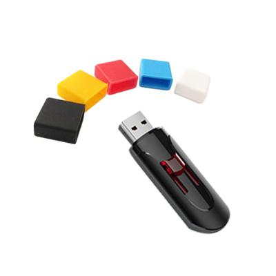 China For USB Snap A Drive Cover Wholesale Price USB A End 10Pcs/set Male Plug Rubber Protector Anti-dust Caps for sale