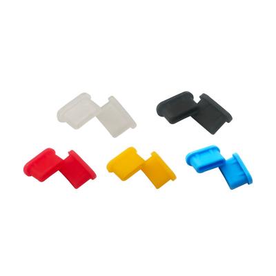 China Type A Type C USB Port USB Port Anti Dust Plug Cap Rubber Protective Cover (Black & White &Red&Blue&Yellow) for sale