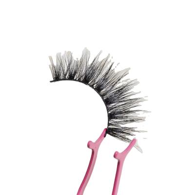 China Black mink eyelashmink 4d cotton swab 25mm lashes 27mink group eyelash 30d for sale