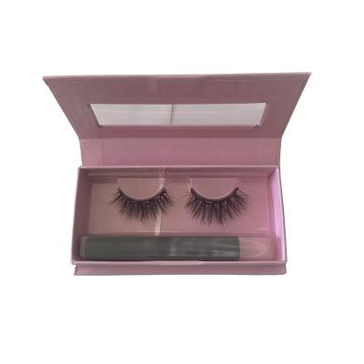 China Magneticlashes 20mm Long Natural Magnet Eyelash Waterproof Magnetic Eyelashes for sale