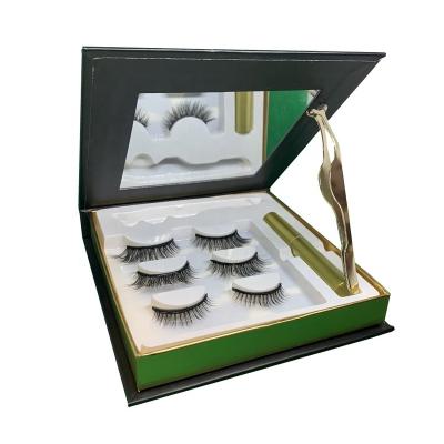 China Thick High Quality Magnetic Eyelash Clamp Magnetic Eyelashes 4 Magnets for sale