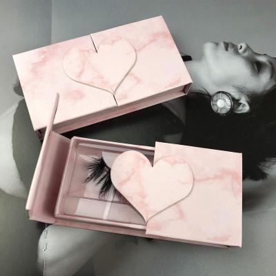 China Natural Long Eyelash Box Eyelash Box Custom Packaging Box Empty Wick Paper Boxes for sale