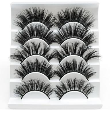 China Natural Long 5 in 25mm Mink Lashes Hair Lashes Cheap 5d Mink Lashes Volume for sale