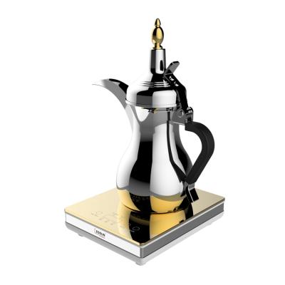 China Hotel China New Design Aluminum Moka Pot New Product Led Display Control Arabic Espresso Coffee Maker for sale