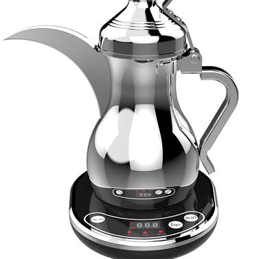 China ZS-7103 Cordless Arabic Coffee Maker LED Display Electric Coffee Maker 0.6L Keep Warm Function Easy Make Coffee for sale