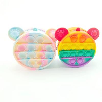 China Newest Design Silicone Porcelain Cute Children's Coin Purse Multicolor Coin Purse for sale