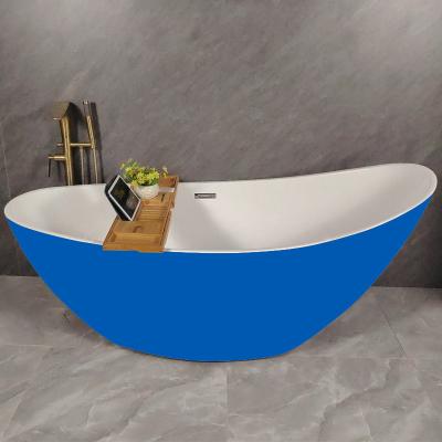 China badewanne vasca idromassaggio da esterno free ship shaped tub freestanding stone bathtub acrylic bathtub for sale