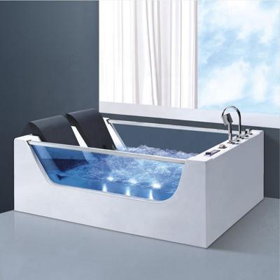 China Custom Made Bathroom Eco - Friendly Easy To Clean Acrylic Massage Bathtubs Whirlpools Bathtub Massage Tub for sale