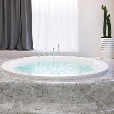 China Factory Supply Attractive Price Modern Round Shaped Whirlpool Bathtub Massage Bathroom Spa Tub for sale