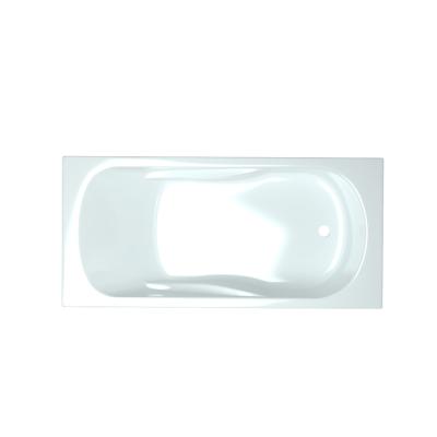 China Modern Free Standing Bathtub Embedded Solid Outdoor Rectangular Acrylic Bathtub for sale