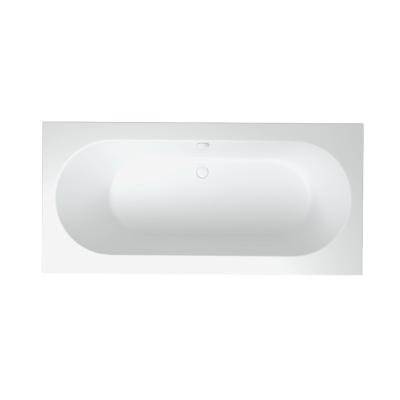 China Special Design Enclosed Rectangular Shape Enclosed Bathtub Acrylic White Bathroom Tubs Luxury Bathtub for sale