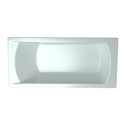 China New Design 150*75/170*75 Rectangular Embedded Embedded Acrylic Bathtub With Low Price for sale