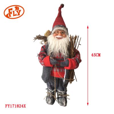 China Christamas Home Decoration Fashion Hotsell Handmade Felt Crafts Wholesale Christmas Decorative Santa Claus for sale