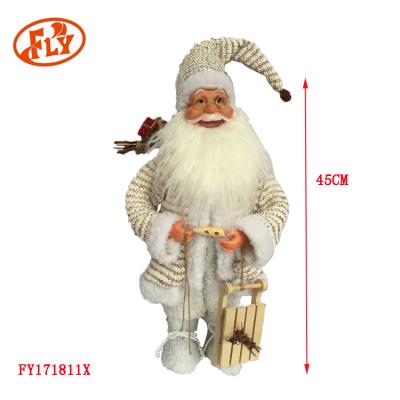 China Christamas Home Decoration Newcomer Christmas Decor Novelty Personalized Christmas Gift With White Suit for sale