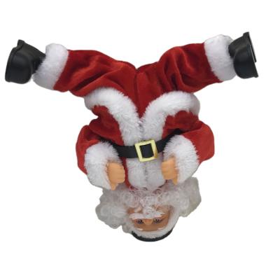 China Christamas Little Santa Claus House Decoration with Singing and Headstanding for sale