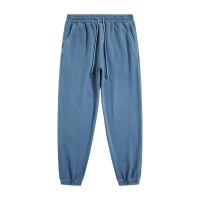 China Anti-pilling anti-pilling 2021 autumn and winter washing water to make furry fashion brand of old weepers sports old color pants for men and women for sale