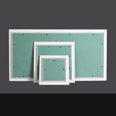 China Ceilings Integrated White Powder Coated And Artist Gypsum Board Ceiling Hatch for sale