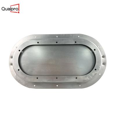 China Modern HVAC Galvanized Steel Duct Access Doors Oval Access Panel for sale