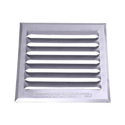 China Easy Installation Louvre Aluminum Vent Aluminum Louvered Ventilation Grill Cover for sale