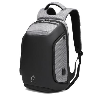 China With USB New Fashion Men's Waterproof Travel Backpack Management Computer Bag USB Charging Anti-theft Backpack for sale