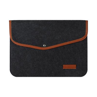 China Factory Felt Fabric Promotional Custom Waterproof Felt Tablet Bags Laptop Sleeve Cases Bags For Women Men for sale