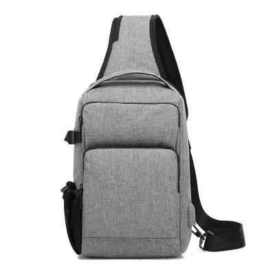 China Fasion Hot Sale Outdoor Sports Leisure Backpack Chest Bag Cross - Body USB Waterproof Single Shoulder Bag for sale