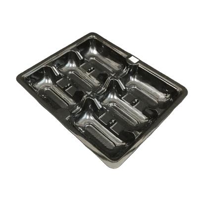 China Wholesale Disposable Plastic PET Food Compartment Oyster Tray For Oyster for sale