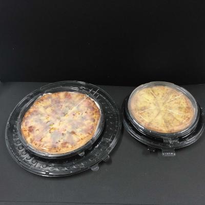 China China manufacture professional disposable plastic pizza container plastic pizza box for sale