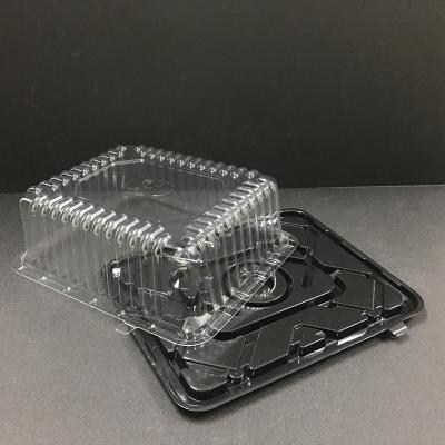 China Wholesale Disposable Disposable PET Clear / Transparent Sandwich / Cake Boxes for sale