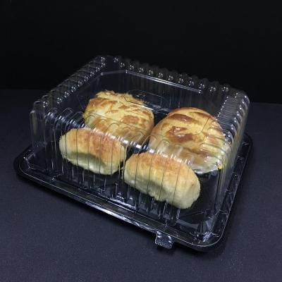 China Disposable Plastic Cake Take Out Box Large Cake Container Bread Box for sale