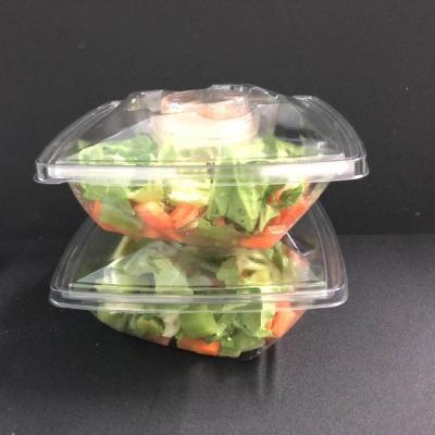 China Disposable Disposable Clear Blister Plastic Salad Boxes For Take Out Box UFO for sale