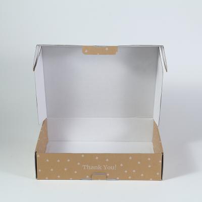 China Recyclable Factory Custom Design Craft Kraft Paper Kraft Paper Box for sale