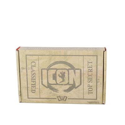 China Sturdy Logo Cardboard Snack Moving Carrier Recyclable Custom Mailing Boxes for sale