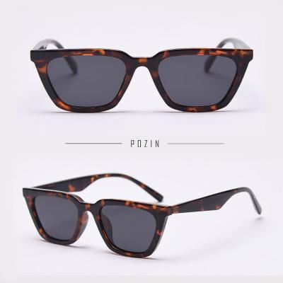 China 2021 TAC Fashion Sunglasses New Arrival Cat Eye Triangle Polarized Small Frame Acetate Handmade Sunglasses for sale