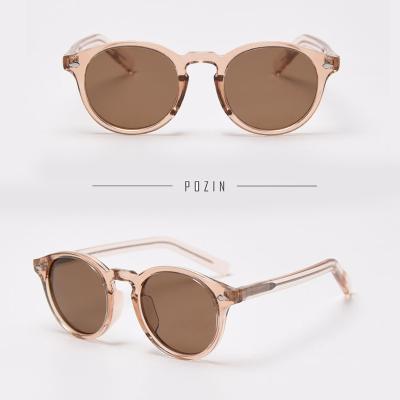 China 2021 high-end handcrafted classical literature art simple design italy square acetate cat3 uv400 fashion sunglasses student sunglasses for sale