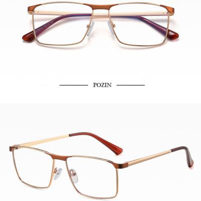 China For Reading Glass Saddle Blue Light 2022 Good Quality Rectangular Mister Spring Design Shape Anti Hinge Blocking Business Optical Glasses for sale