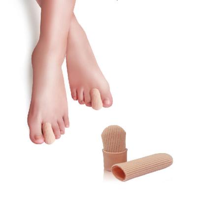 China Durable Gel knitting Finger Separator Foot Finger Protector Tube Foot Toe Cover for sale